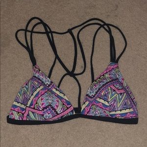 L.A. Hearts triangle bikini top